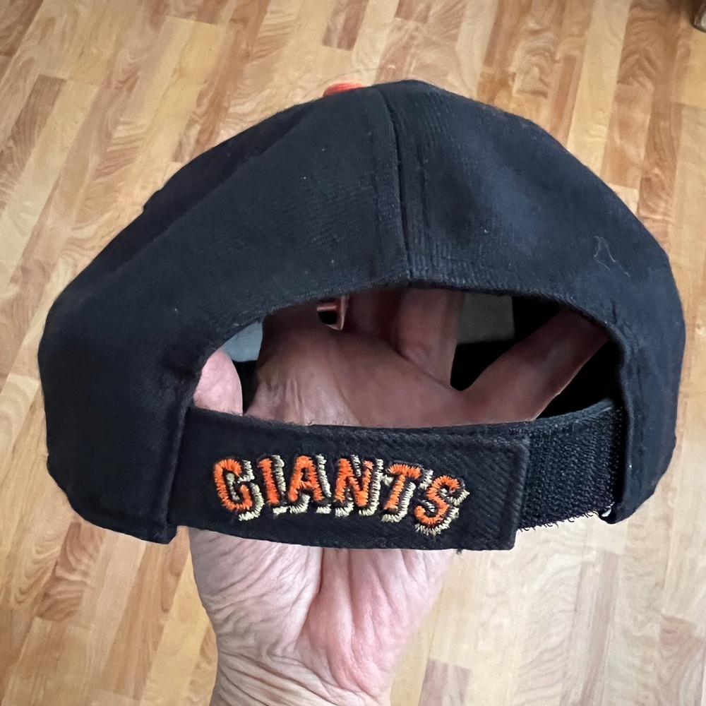 EUC 47 Brand SF Giants Black Cap with Orange Logo OS Adjustable Velcro back - Picture 4 of 10